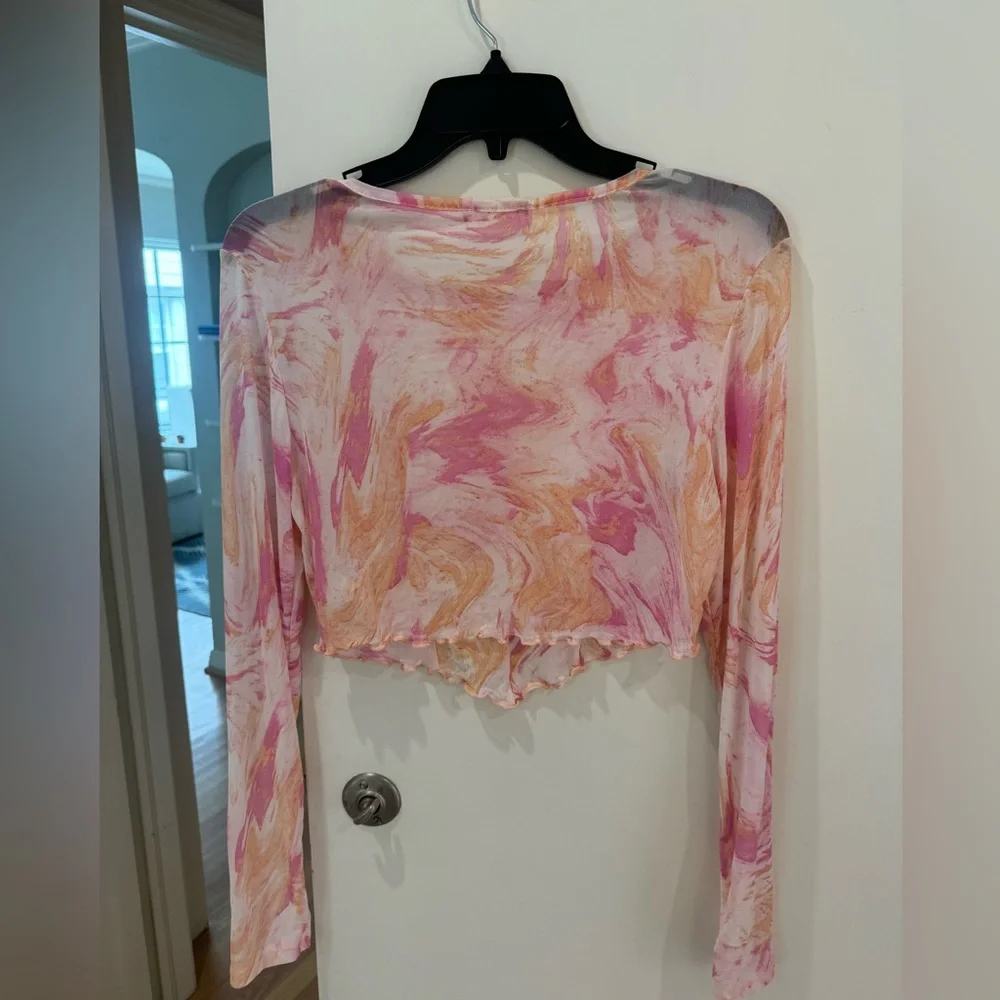 Sheer Cropped Top - Picture 5 of 5